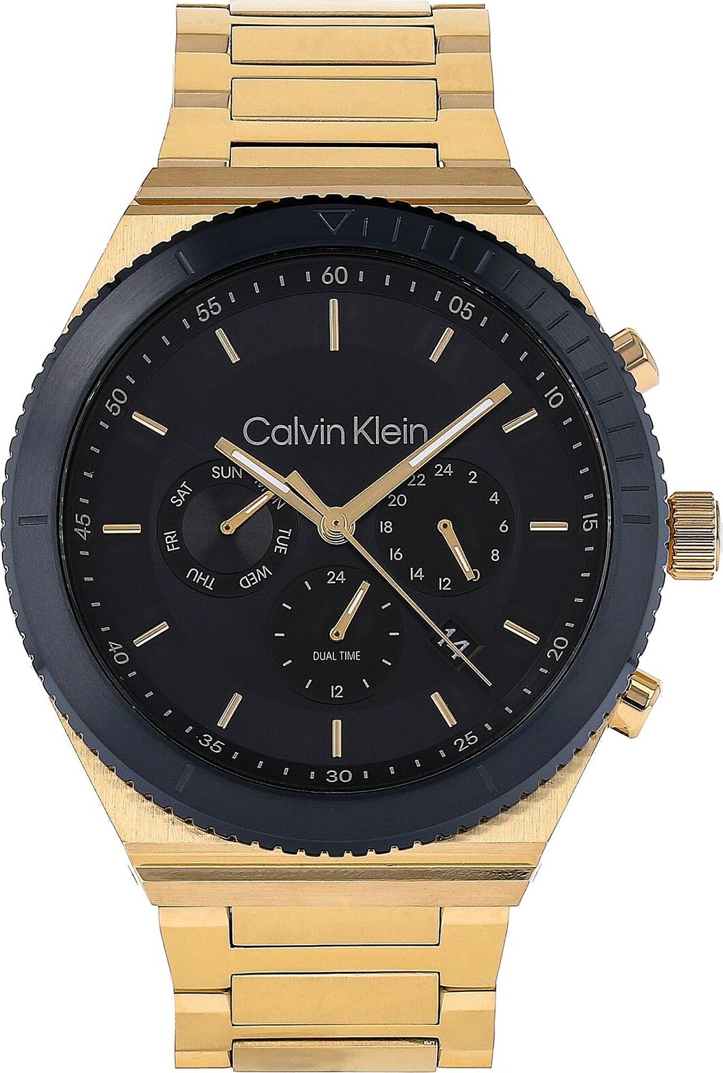 Hodinky Calvin Klein 25200302 Black/Gold
