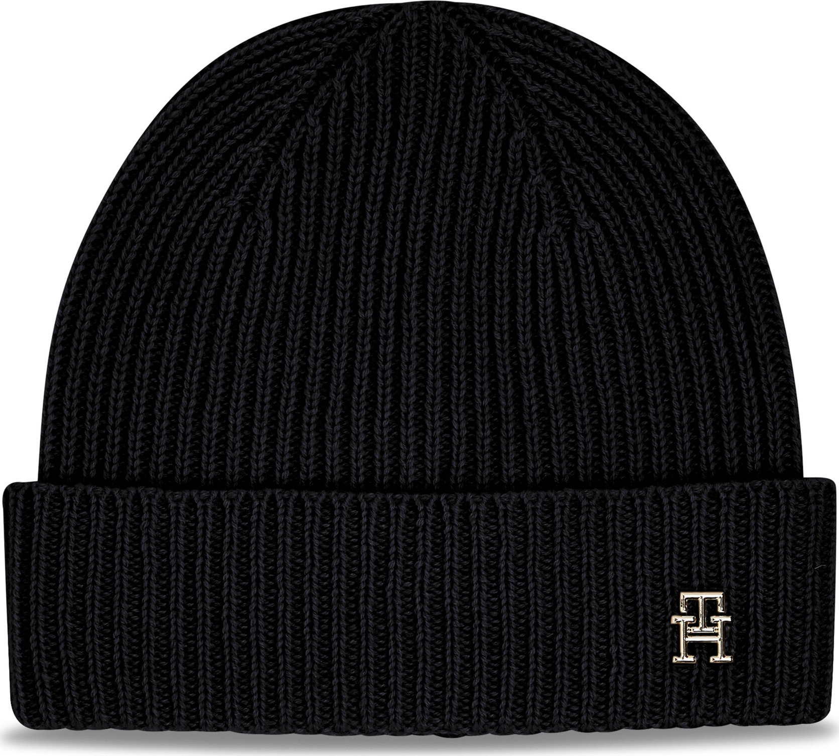 Čepice Tommy Hilfiger Cashmere Chic Beanie AW0AW15321 Black BDS