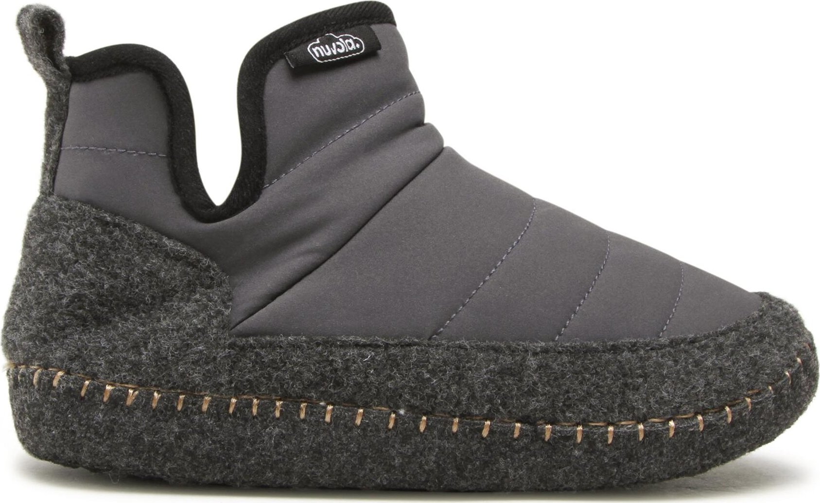 Bačkory Nuvola Boot New Wool UNBOW685 Šedá