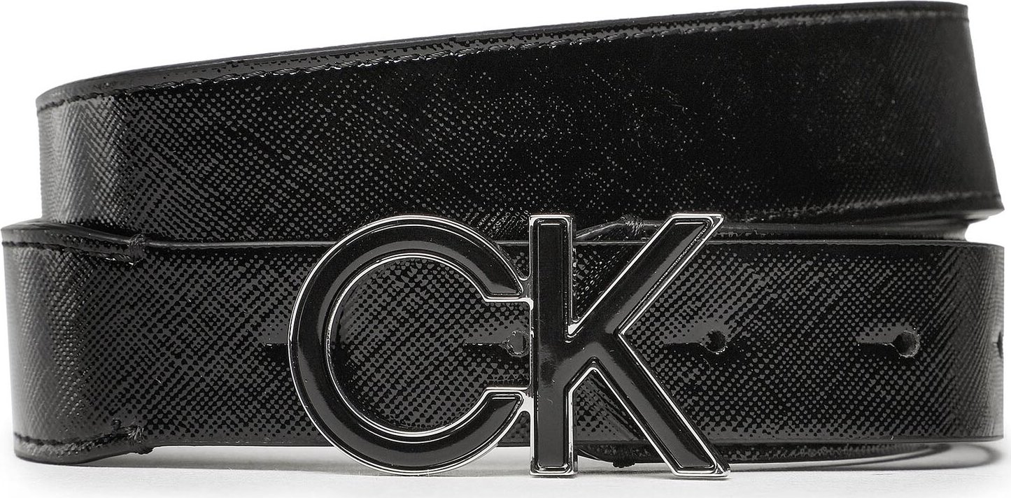 Dámský pásek Calvin Klein Re-Lock Saff Ck 3cm Belt Saff K60K609982 Černá