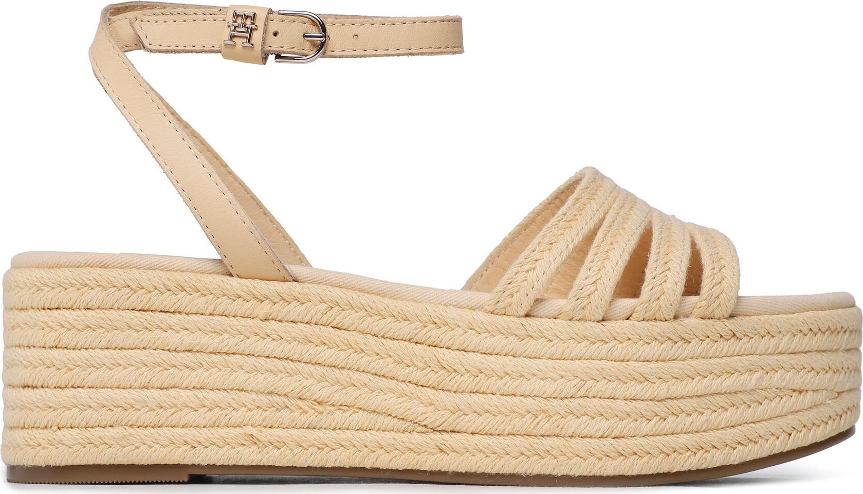 Espadrilky Tommy Hilfiger Essenital Flatform Sandal FW0FW07161 Žlutá