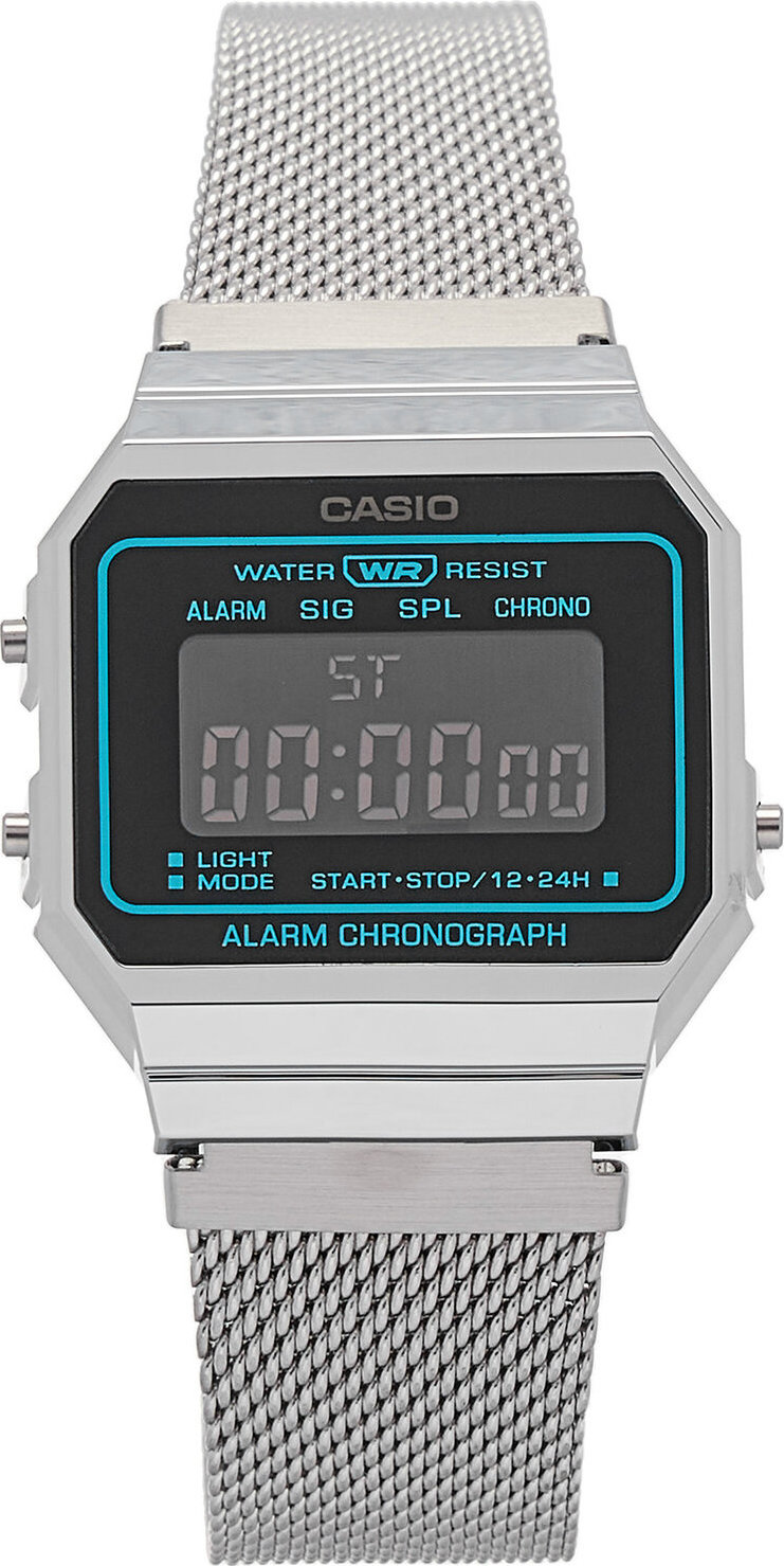 Hodinky Casio A700WEMS-1BEF Stříbrná