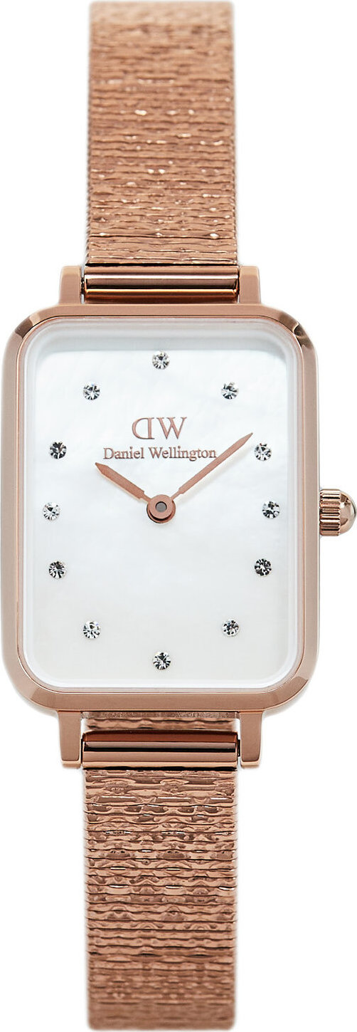 Hodinky Daniel Wellington Quadro Lumine Pressed Piano DW00100578 Zlatá