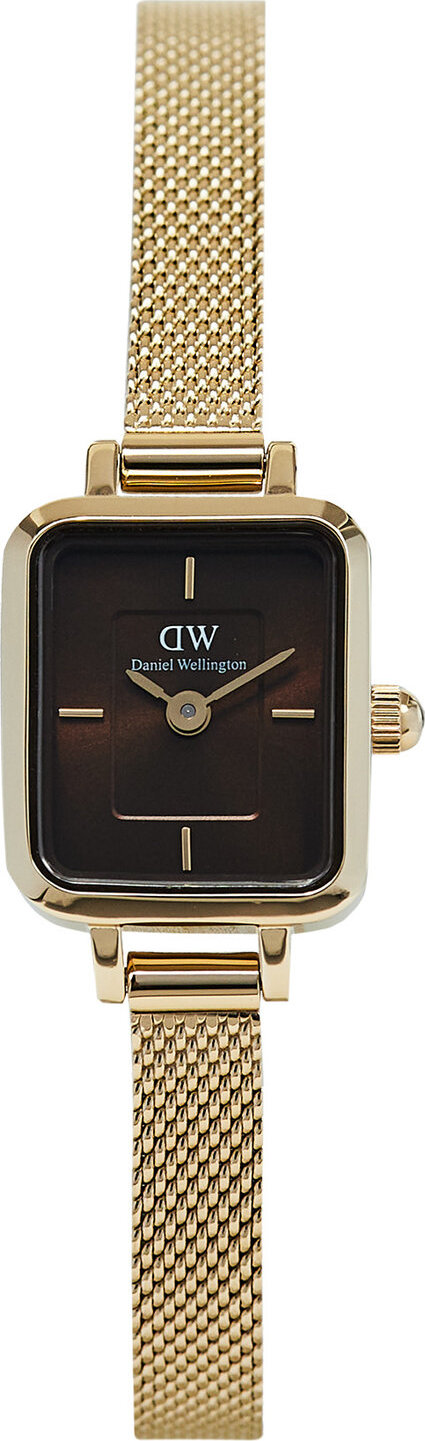 Hodinky Daniel Wellington Quadro Mini Evergold Amber DW00100654 Zlatá