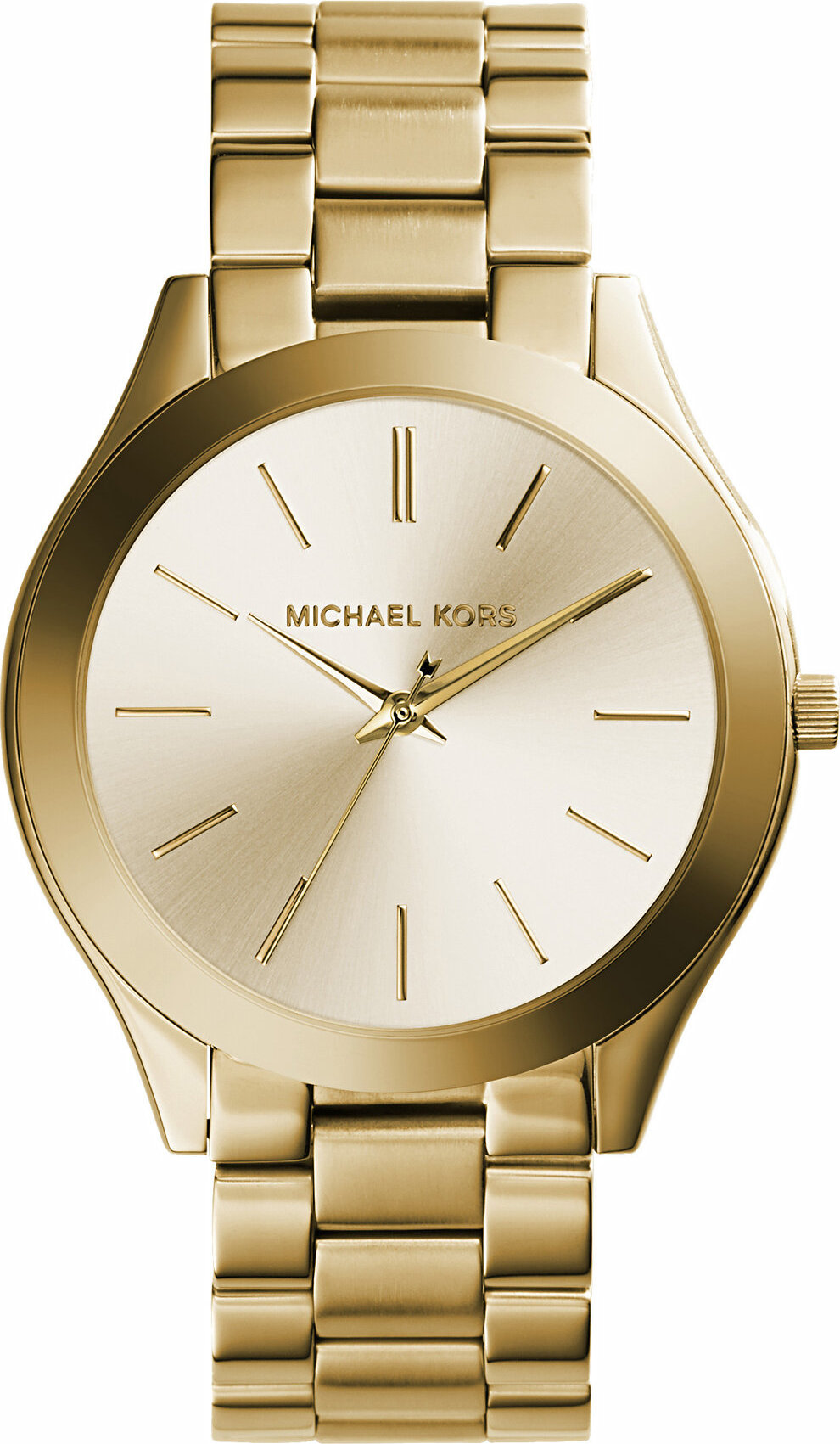 Hodinky Michael Kors Slim Runway MK3179 Zlatá