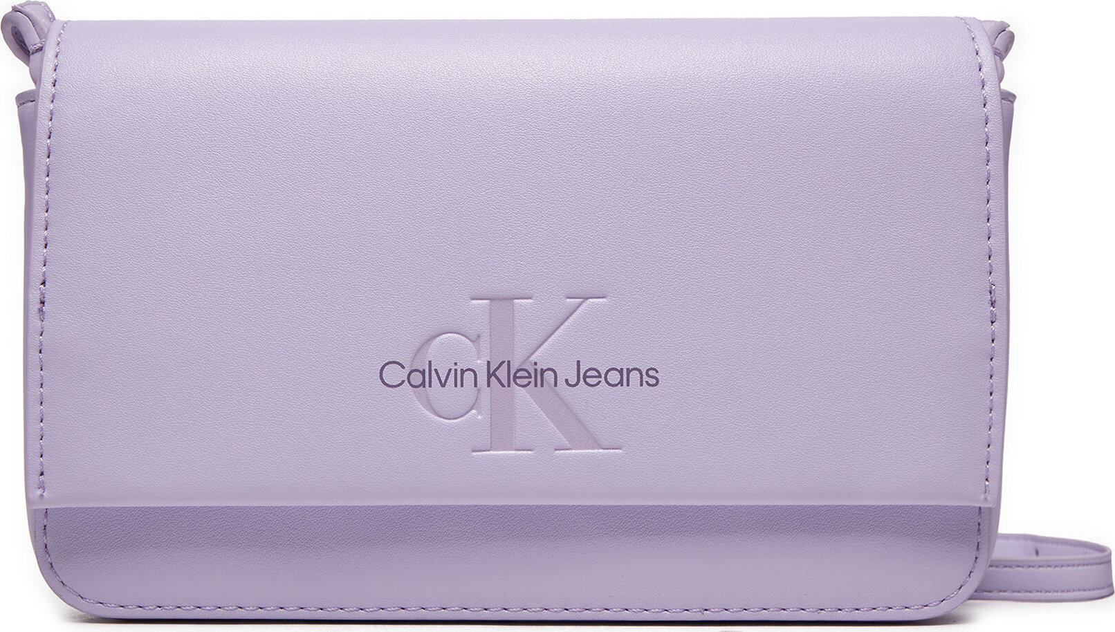 Kabelka Calvin Klein Jeans Sculpted Ew Flap K60K612375 Fialová