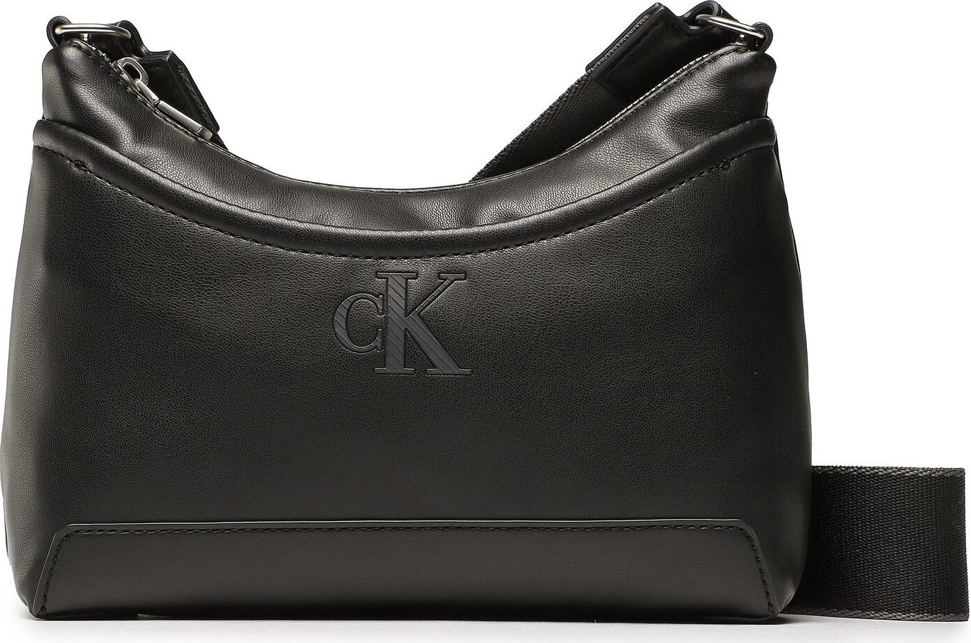 Kabelka Calvin Klein Jeans Sleek Round Sb22 Solid K60K610402 Černá