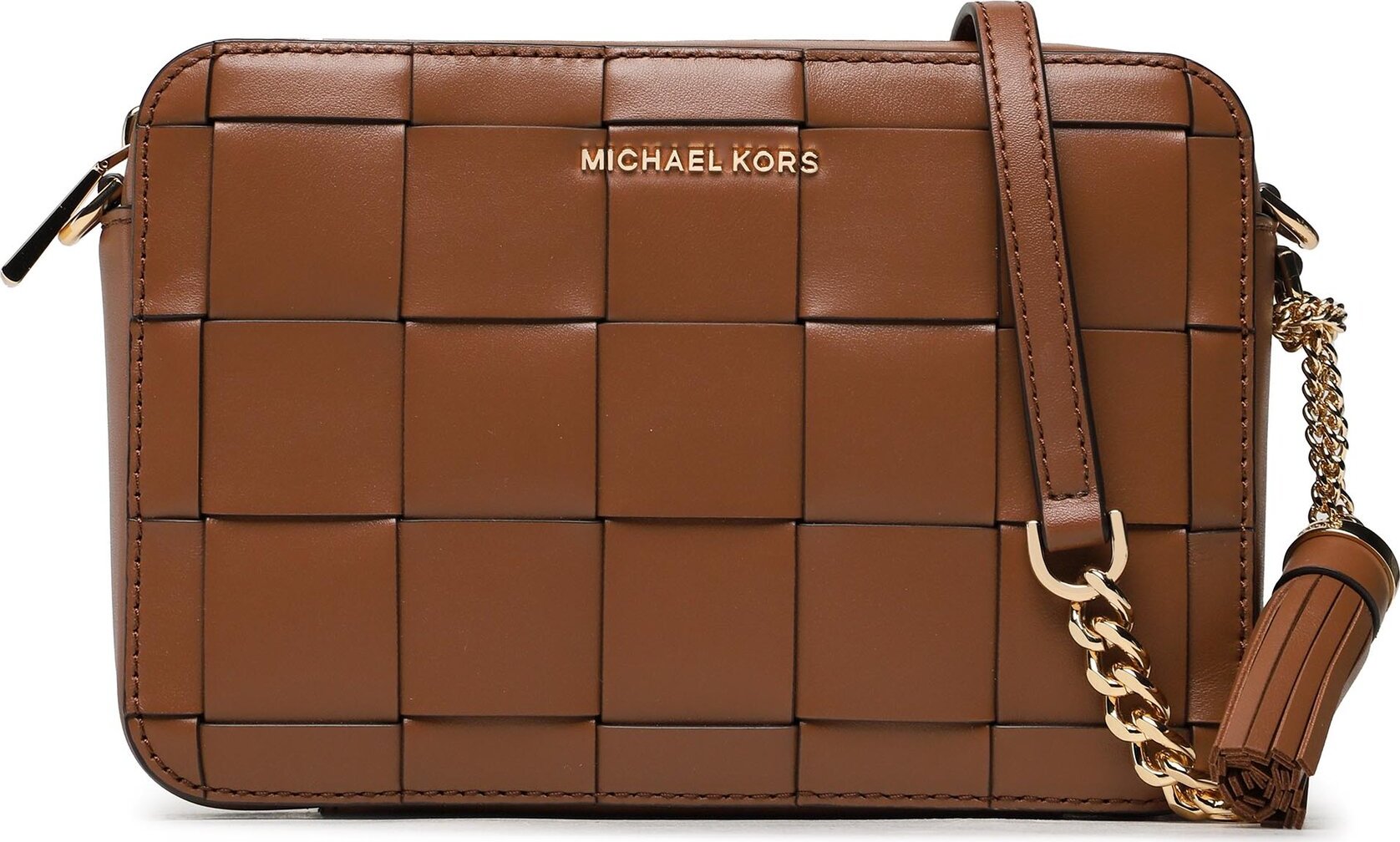 Kabelka MICHAEL Michael Kors Jet Set 32S3GJ6M2L Hnědá