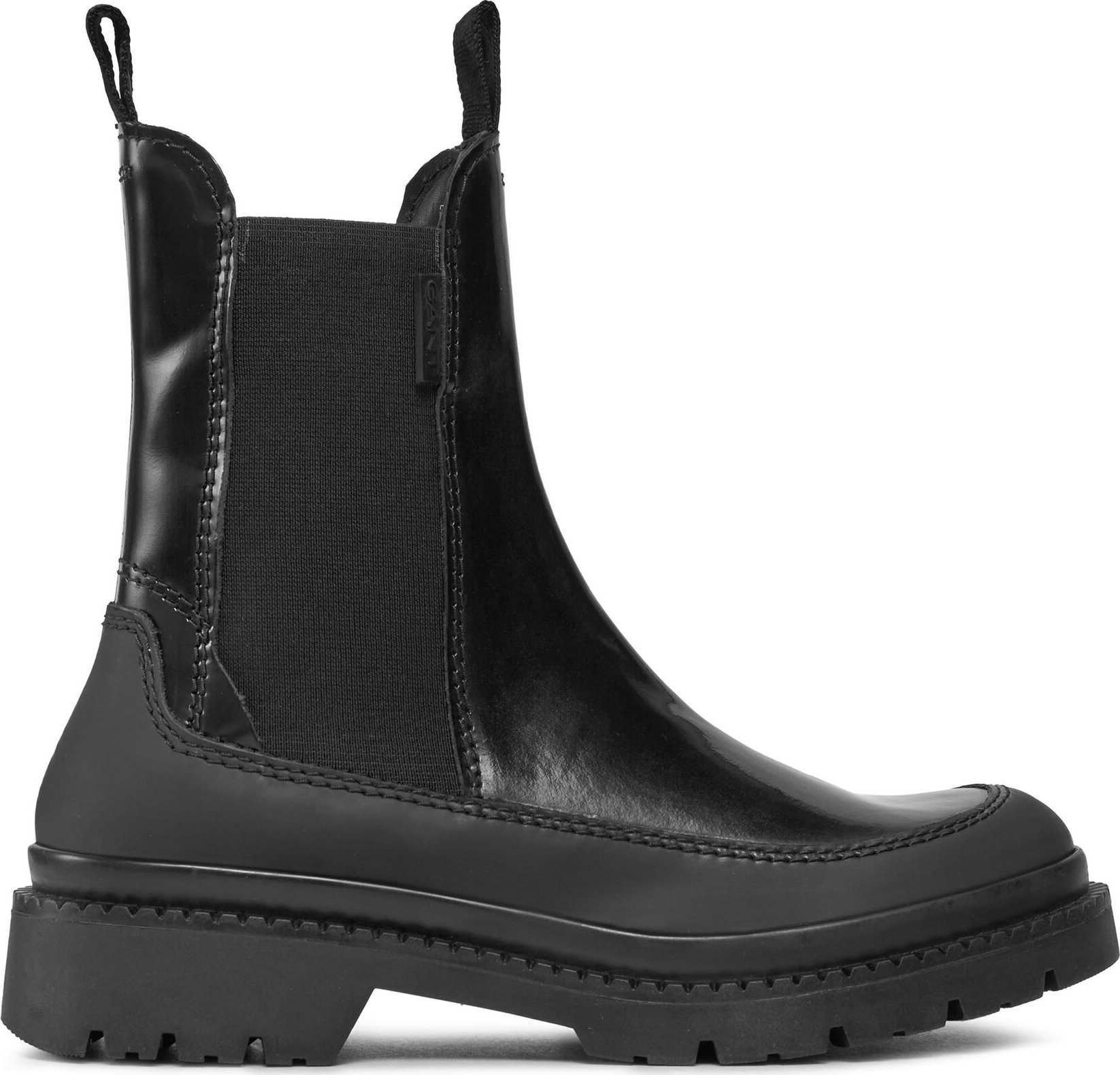 Kotníková obuv s elastickým prvkem Gant Prepnovo Chelsea Boot 27551365 Černá