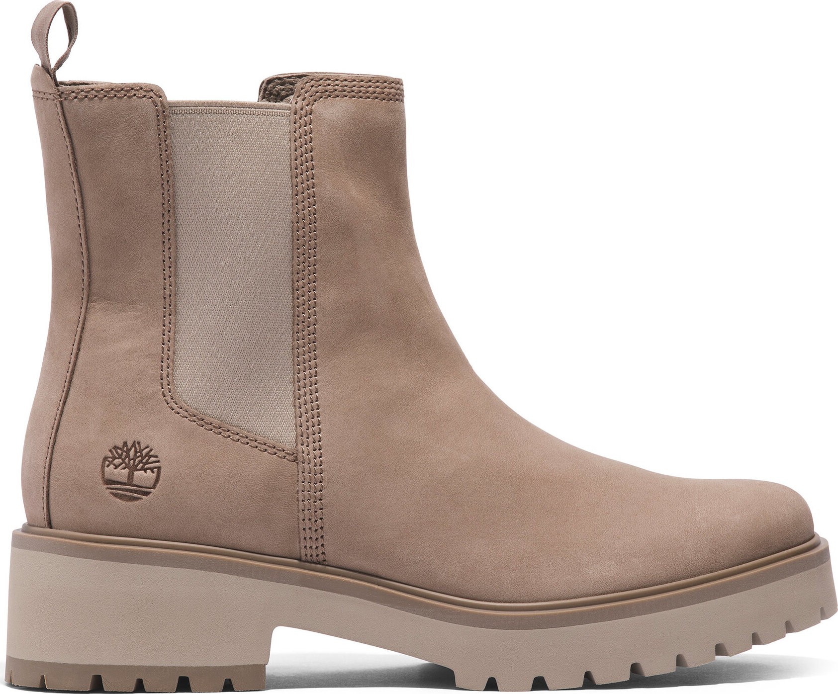 Kotníková obuv s elastickým prvkem Timberland Carnaby Cool Basic Chlsea TB0A41CW9291 Béžová