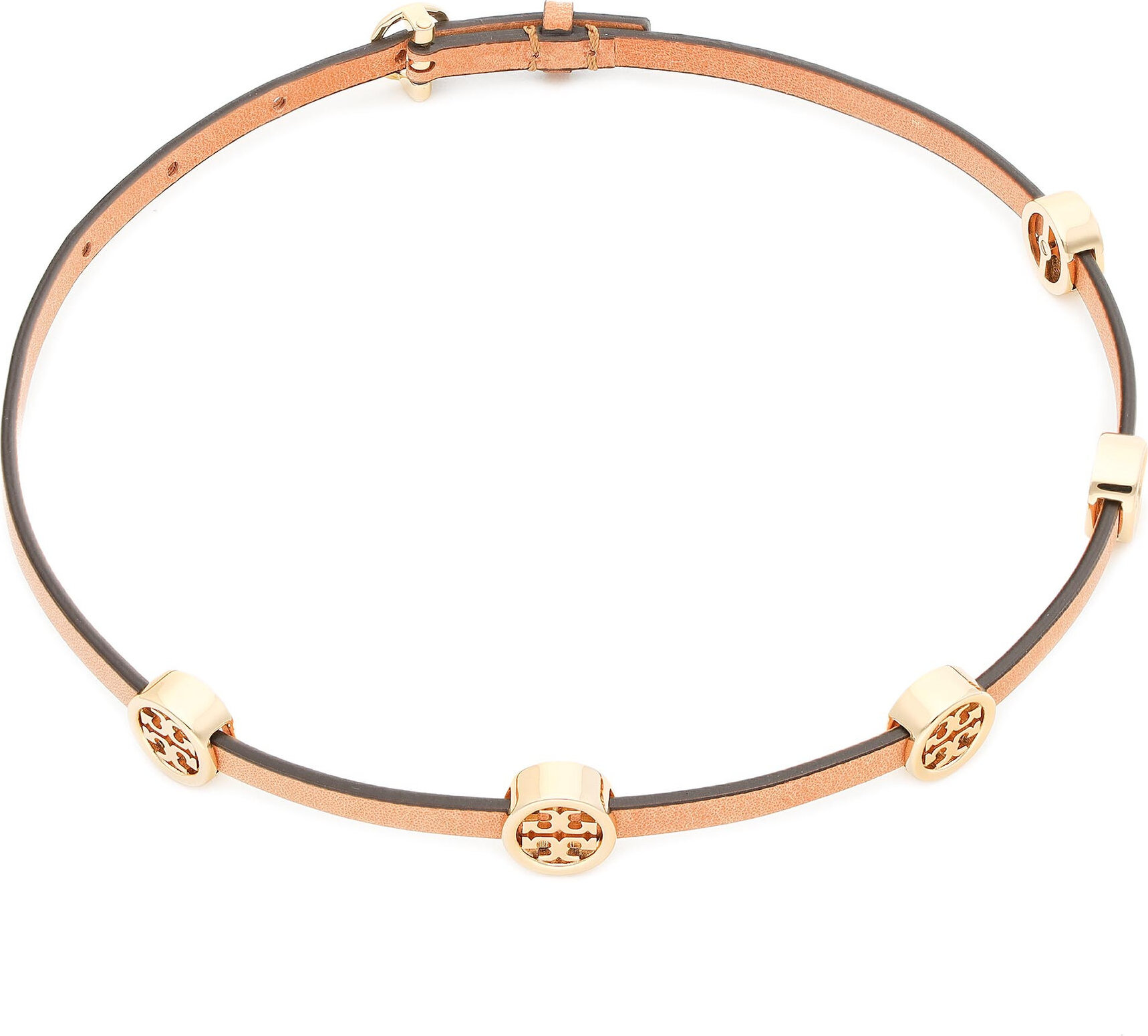 Náramek Tory Burch Miller Double-Wrap Bracelet 82720 Hnědá