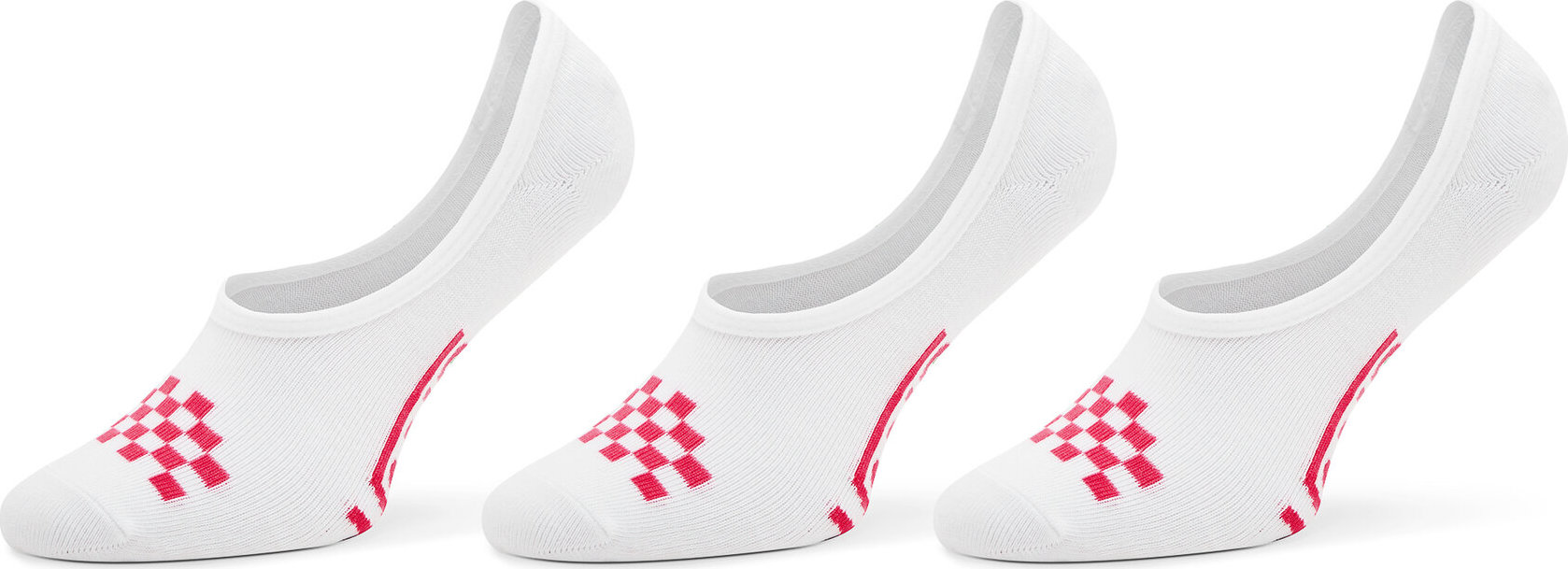 Sada 3 párů dámských ponožek Vans Wm Classic Canoodle 6.5-10 3Pk VN0A48HDJU41 Bílá