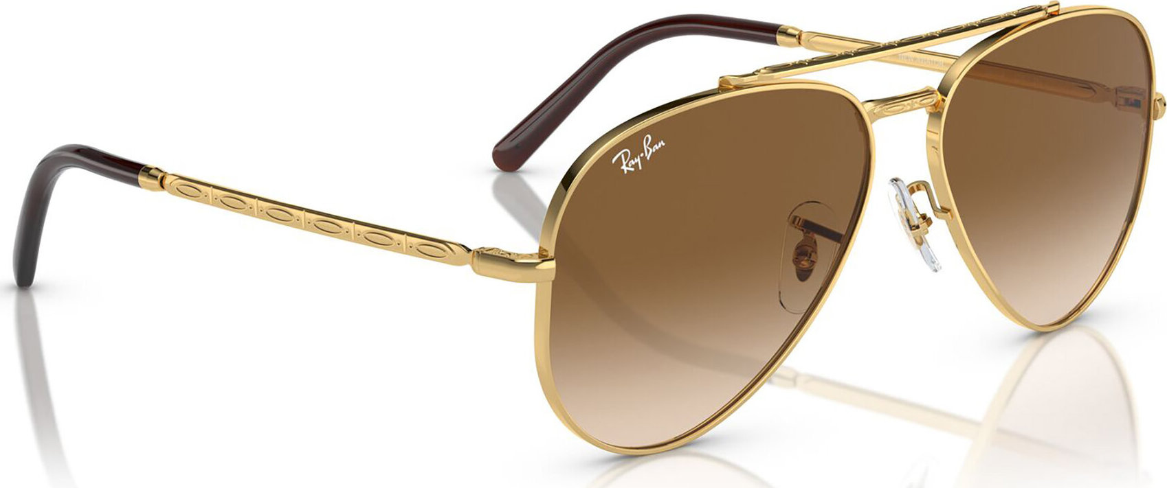 Sluneční brýle Ray-Ban New Aviator 0RB3625 001/51 Zlatá