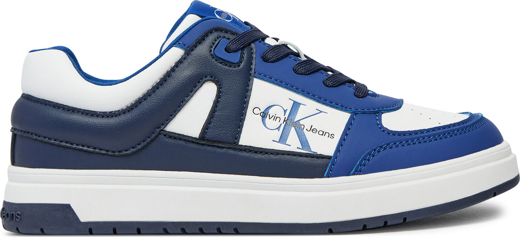 Sneakersy Calvin Klein Jeans Low Cut Lace-Up/Sneaker V3X9-81060-1355 S Tmavomodrá