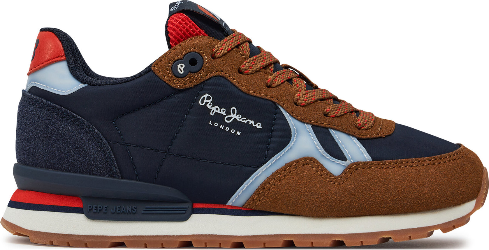 Sneakersy Pepe Jeans London PBS30533 Hnědá