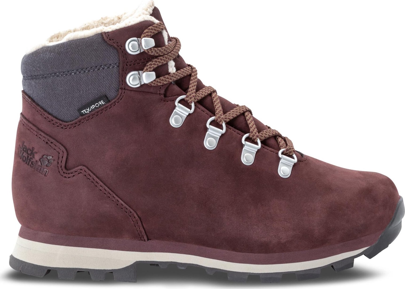 Trekingová obuv Jack Wolfskin Thunder Bay Texapore Mid W 4053681 Bordó