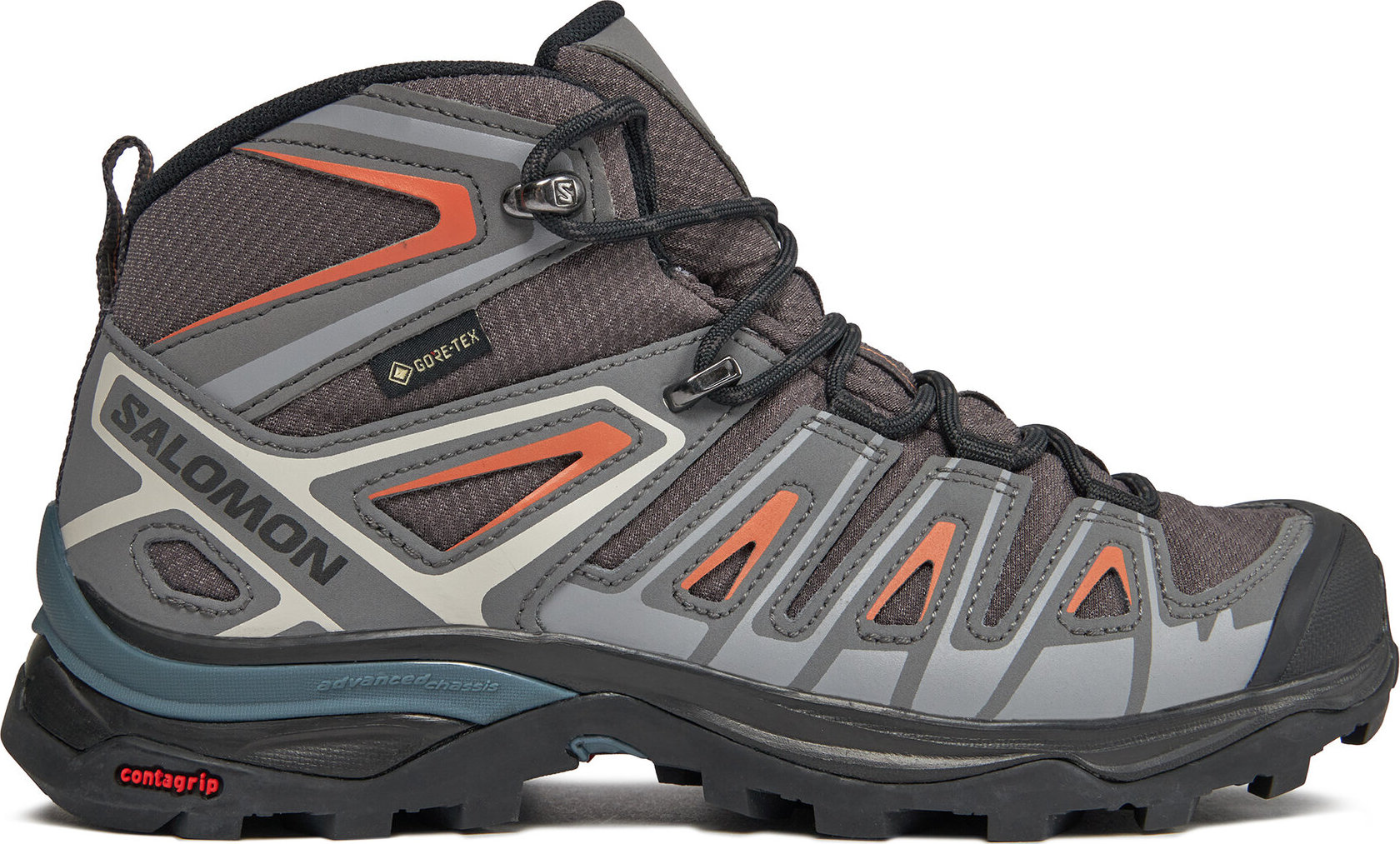 Trekingová obuv Salomon X Ultra Pioneer Mid GORE-TEX L47196600 Šedá