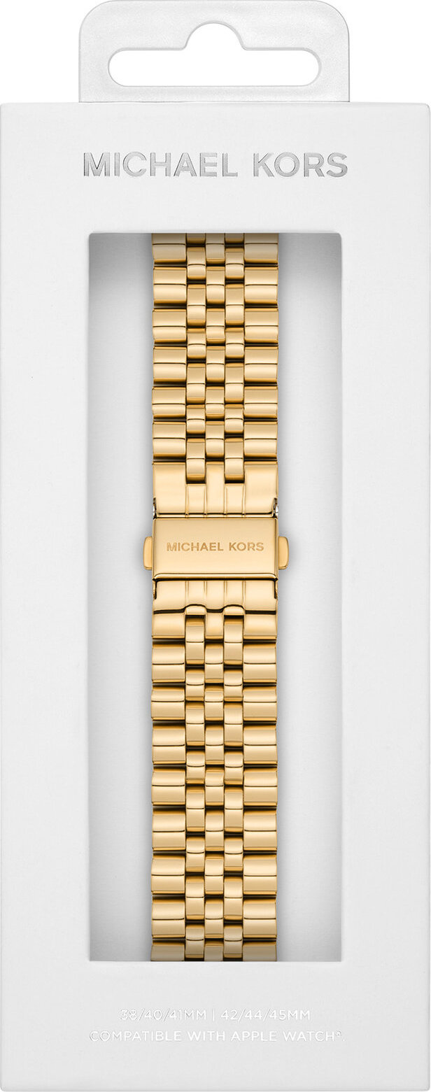 Vyměnitelný řemínek na chytré hodinky Michael Kors MKS8055E Zlatá