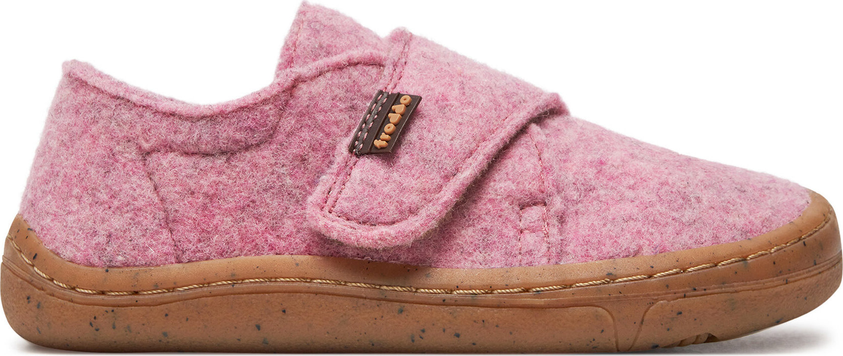 Bačkory Froddo Barefoot Wooly Slippers G1700341-10 M Růžová