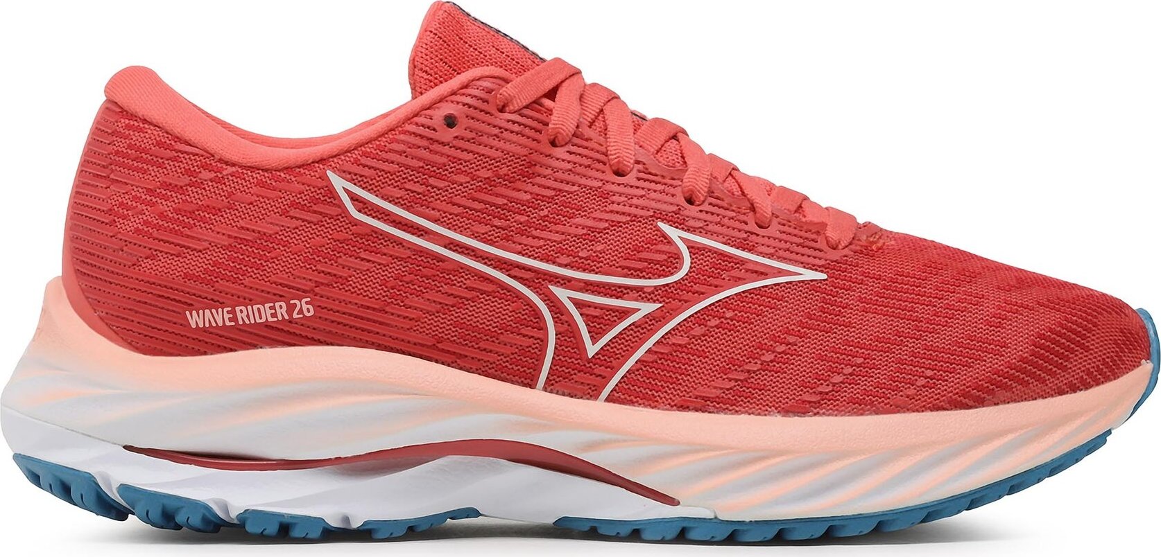 Běžecké boty Mizuno Wave Rider 26 J1GD220375 Červená