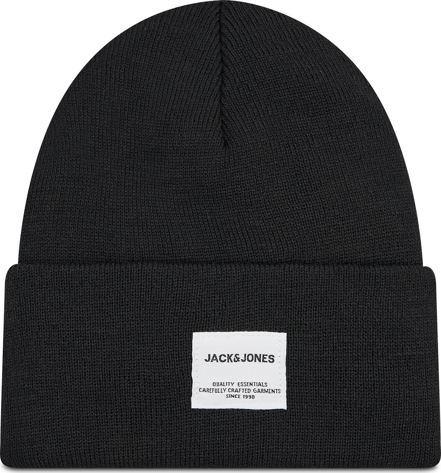 Čepice Jack&Jones Jaclong Knit Beanie 12150627 Černá