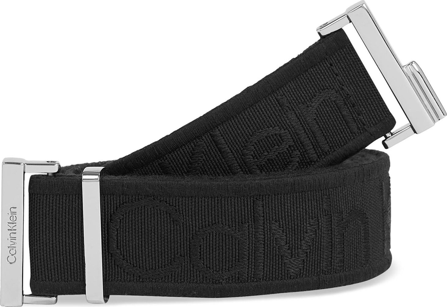 Dámský pásek Calvin Klein Gracie Logo Jacquard Belt 3.0 K60K611922 Černá