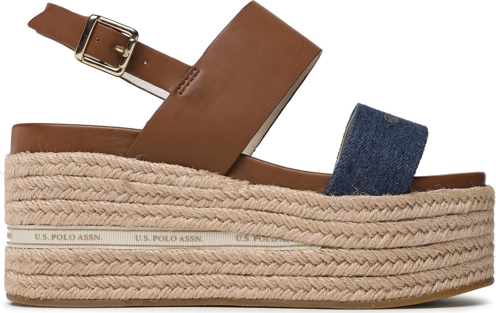 Espadrilky U.S. Polo Assn. Loren LOREN007 Hnědá