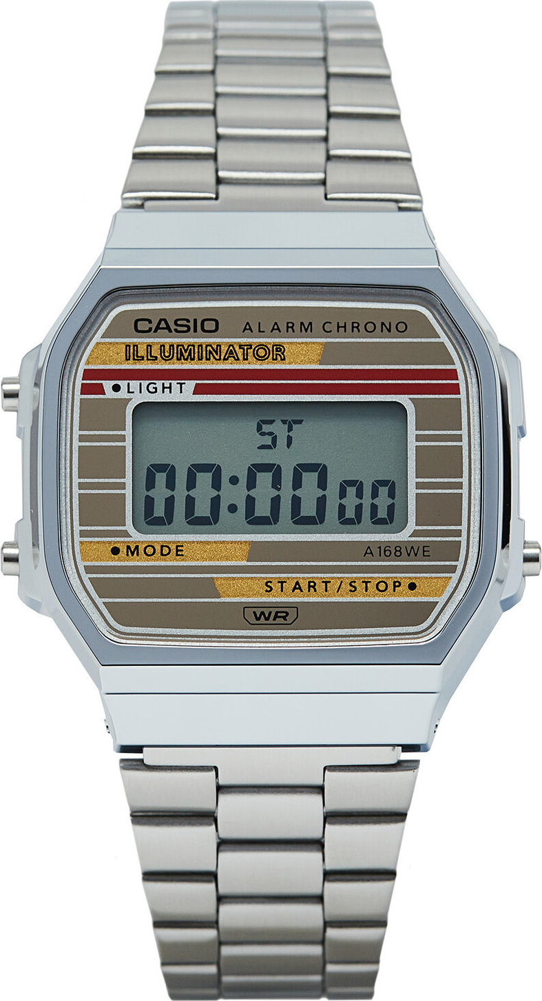 Hodinky Casio Vintage A168WEHA-9AEF Stříbrná