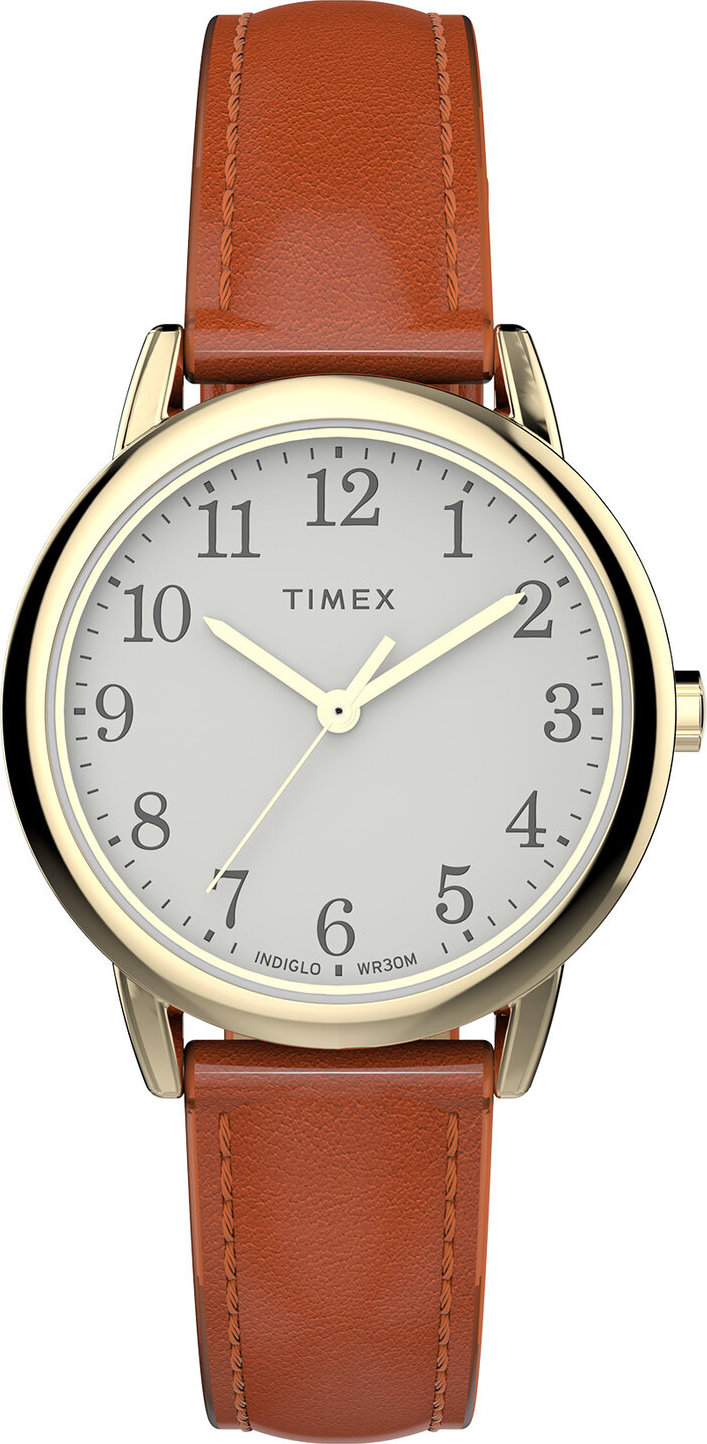 Hodinky Timex Easy Reader Classic TW2W32600 Hnědá