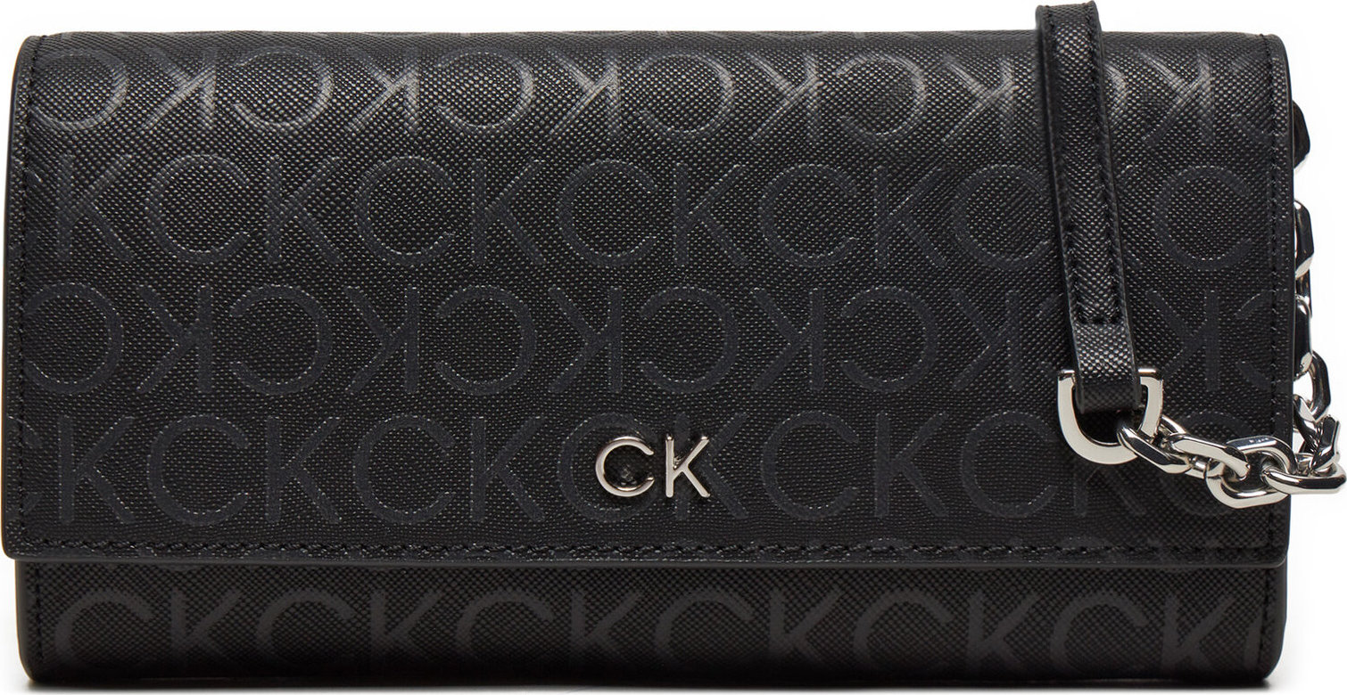 Kabelka Calvin Klein Ck Daily Lg Trifold K60K612424 Černá