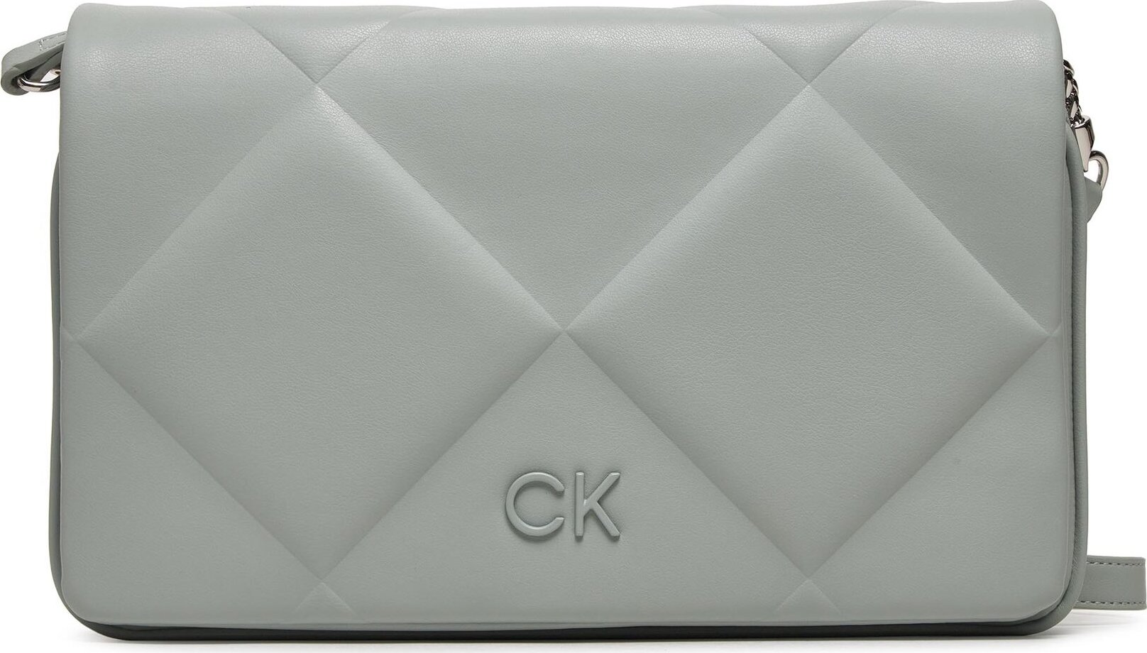 Kabelka Calvin Klein Quilt K60K611759 Šedá