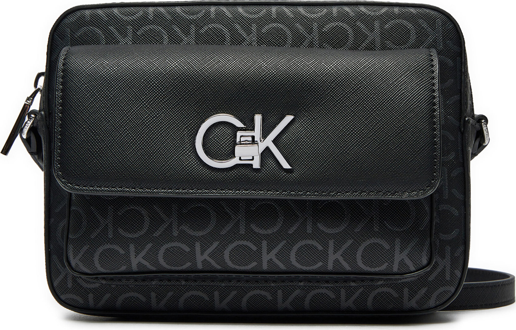 Kabelka Calvin Klein Re Lock Camera K60K612676 Černá