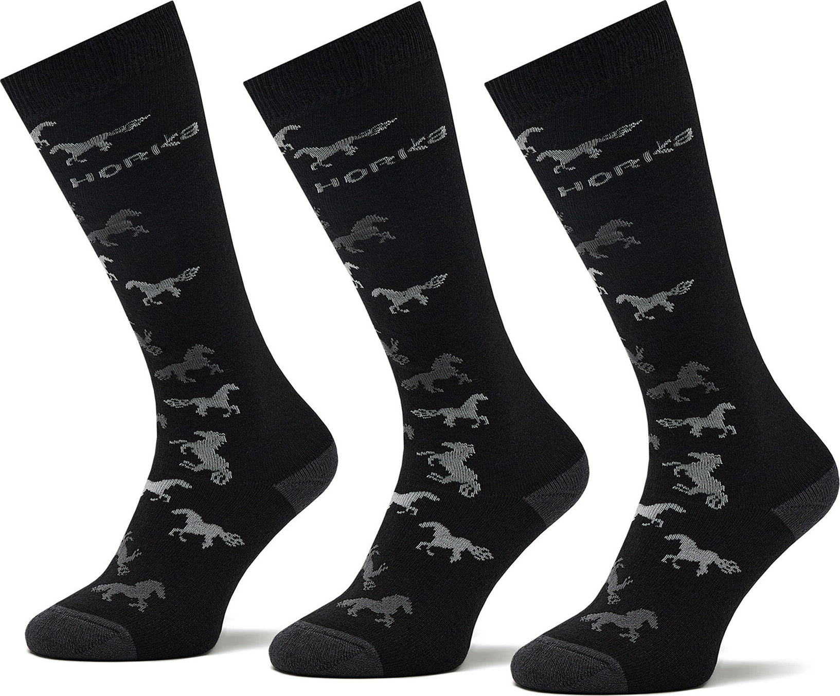 Klasické ponožky Unisex Horka Riding Socks 145450-0000-0203 Černá