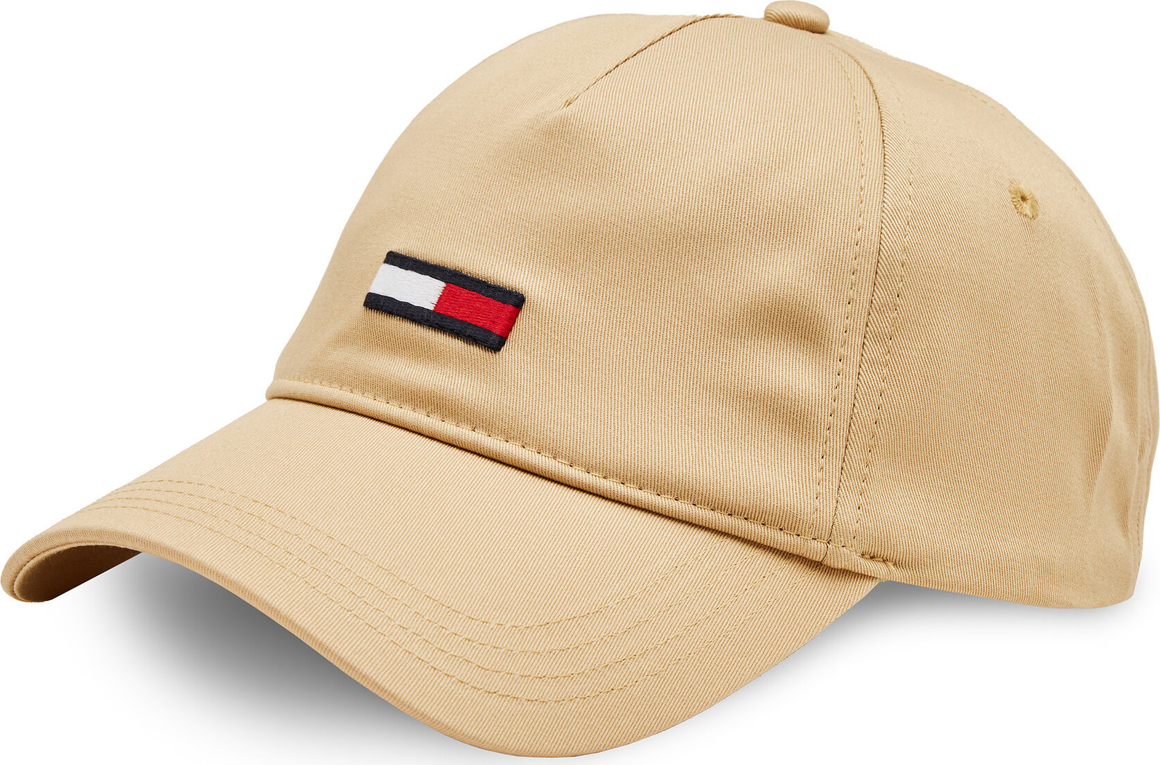 Kšiltovka Tommy Jeans Tjm Elongated Flag 5 Panel Cap AM0AM11692 Béžová