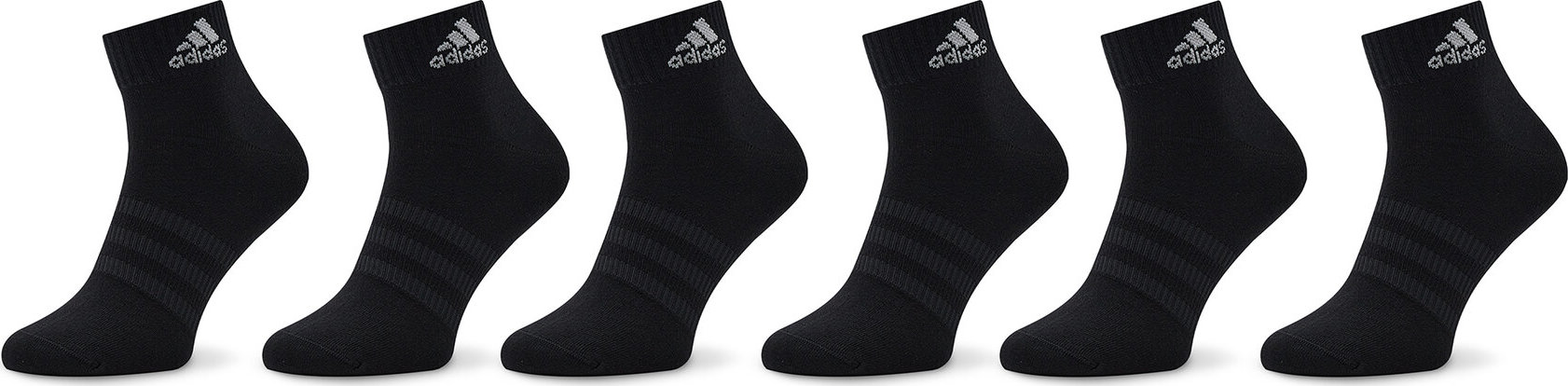 Nízké ponožky Unisex adidas Thin and Light Sportswear Ankle Socks 6 Pairs IC1293 Černá