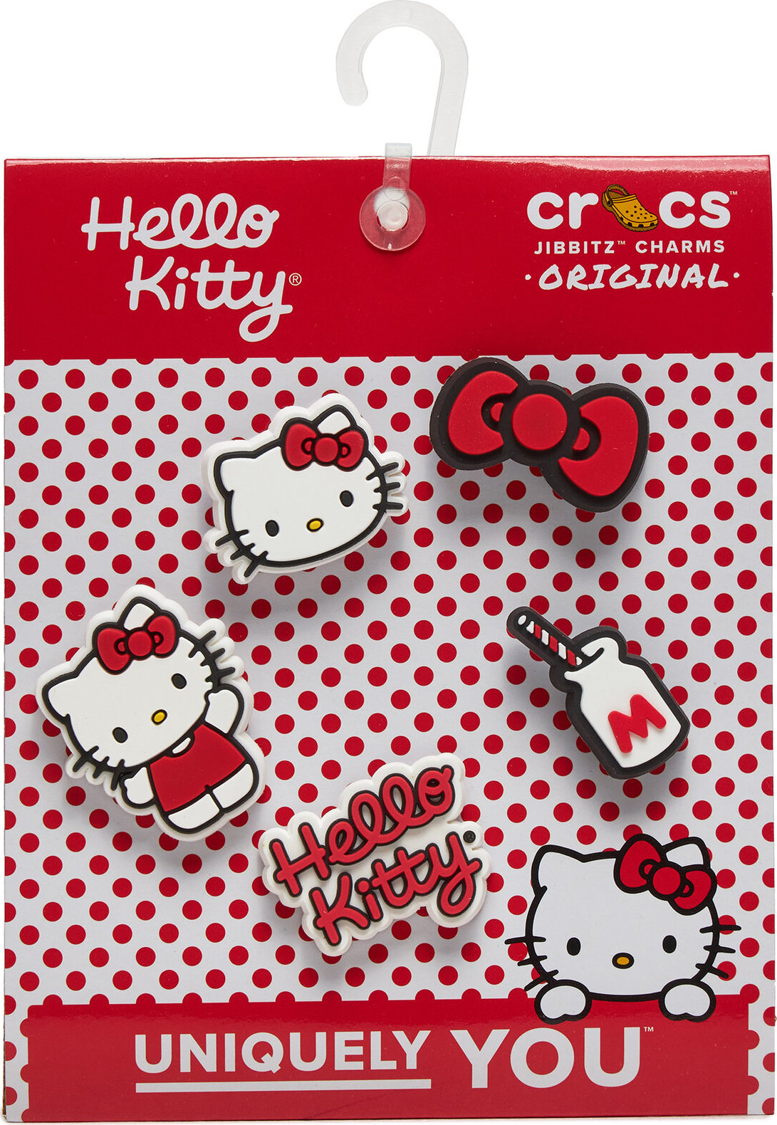 Ozdoba na obuv Crocs Jibbitz Hello Kitty 5pck 10012664 Barevná