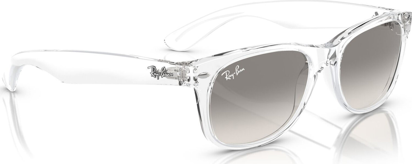 Sluneční brýle Ray-Ban New Wayfarer 0RB2132 677432 Průhledná