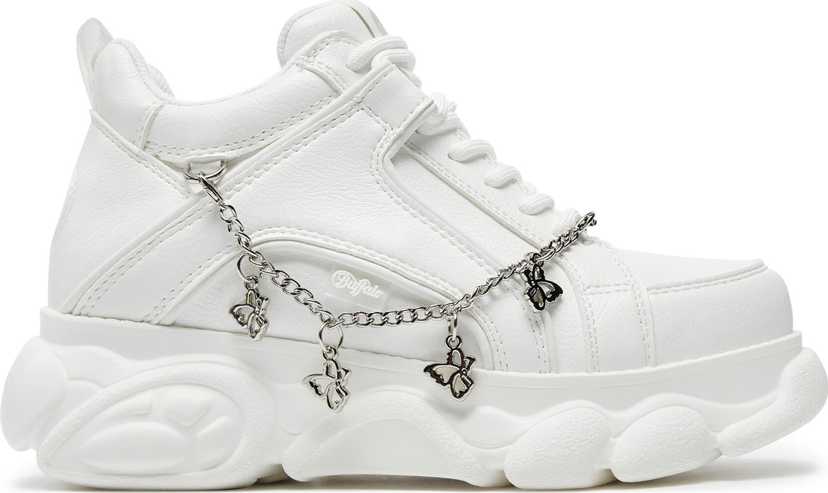 Sneakersy Buffalo Cld Corin Chain Butt 1636180 Bílá