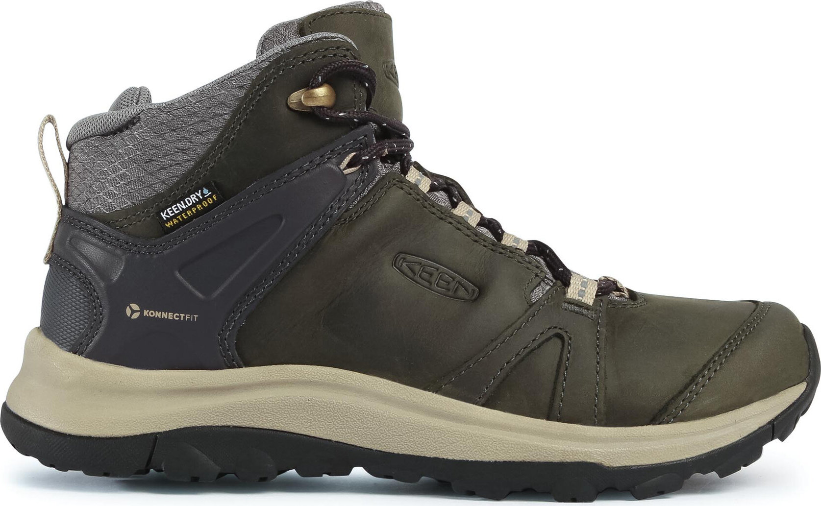 Trekingová obuv Keen Terradora II Leather Mid Wp 1023730 Zelená