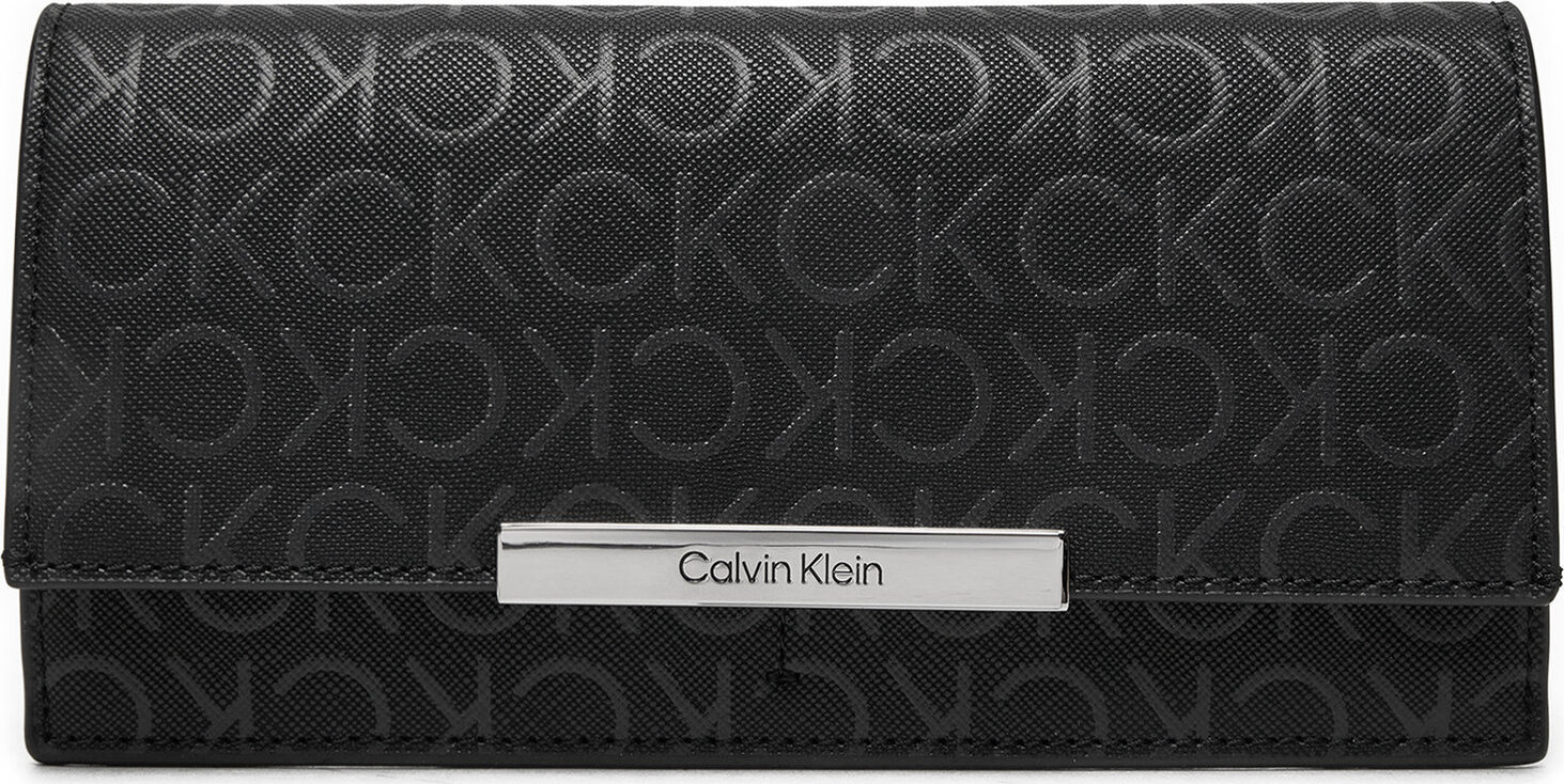 Velká dámská peněženka Calvin Klein K60K612444 Černá