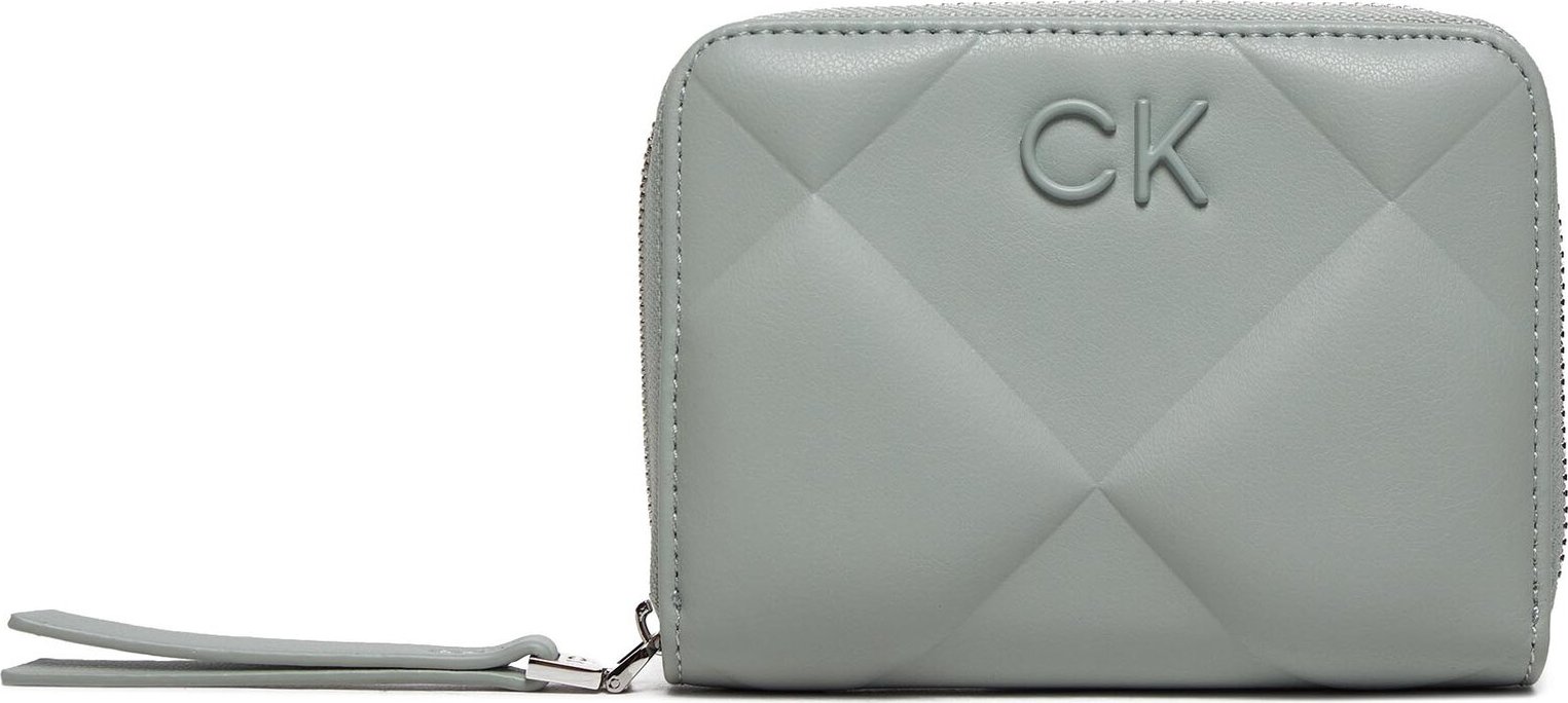 Velká dámská peněženka Calvin Klein Quilt K60K611783 Šedá