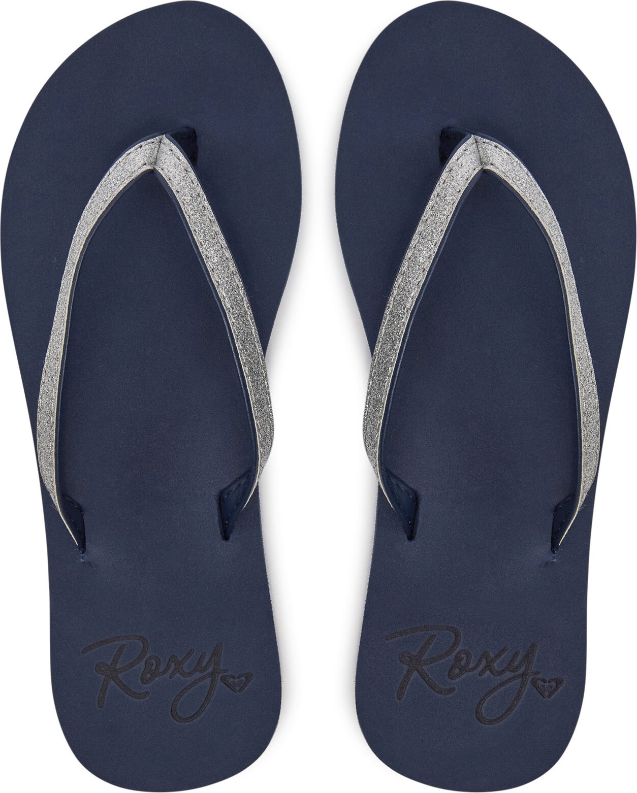 Žabky Roxy ARJL100673 Stříbrná