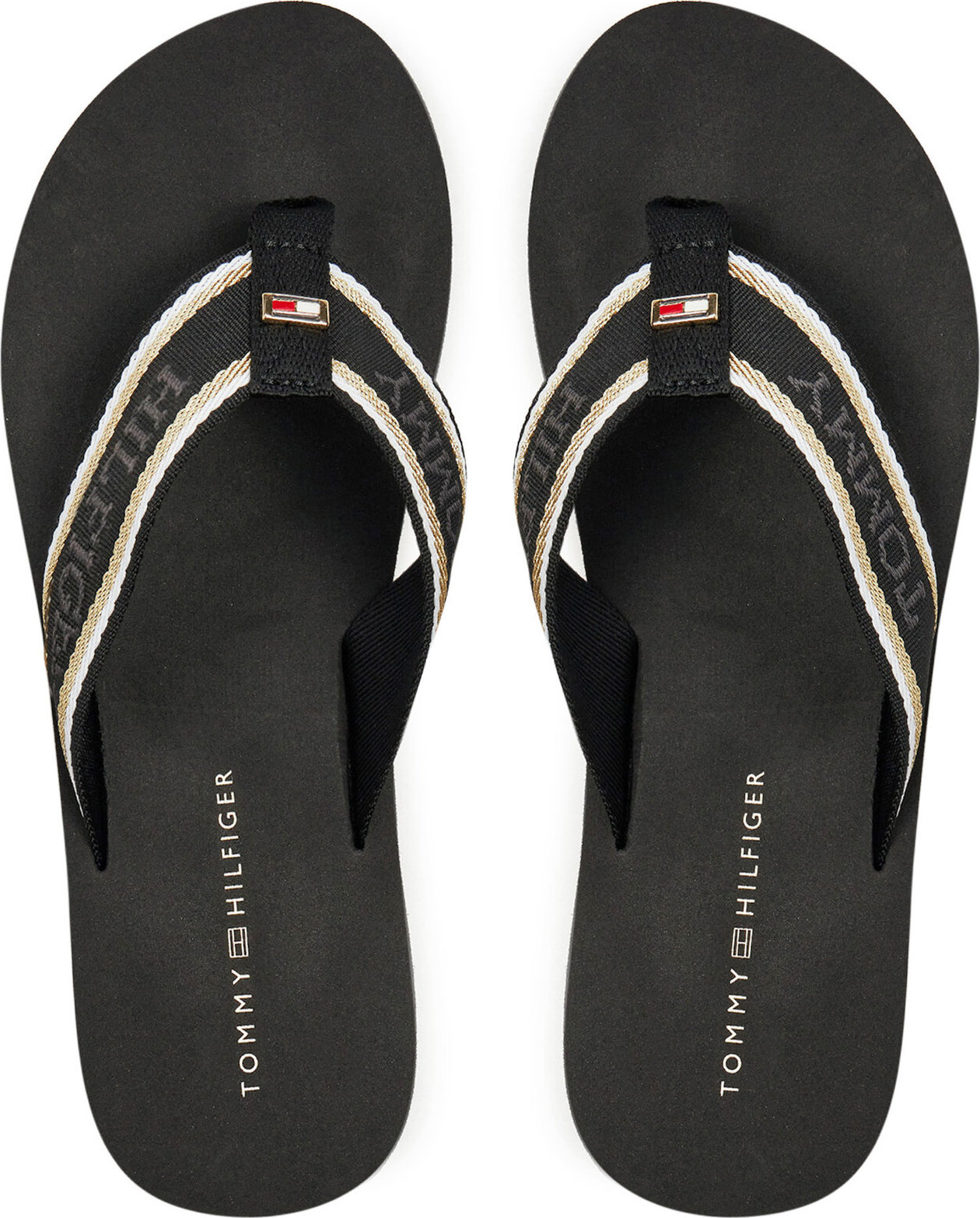 Žabky Tommy Hilfiger Im Hilfiger Beach Sandal FW0FW08015 Černá