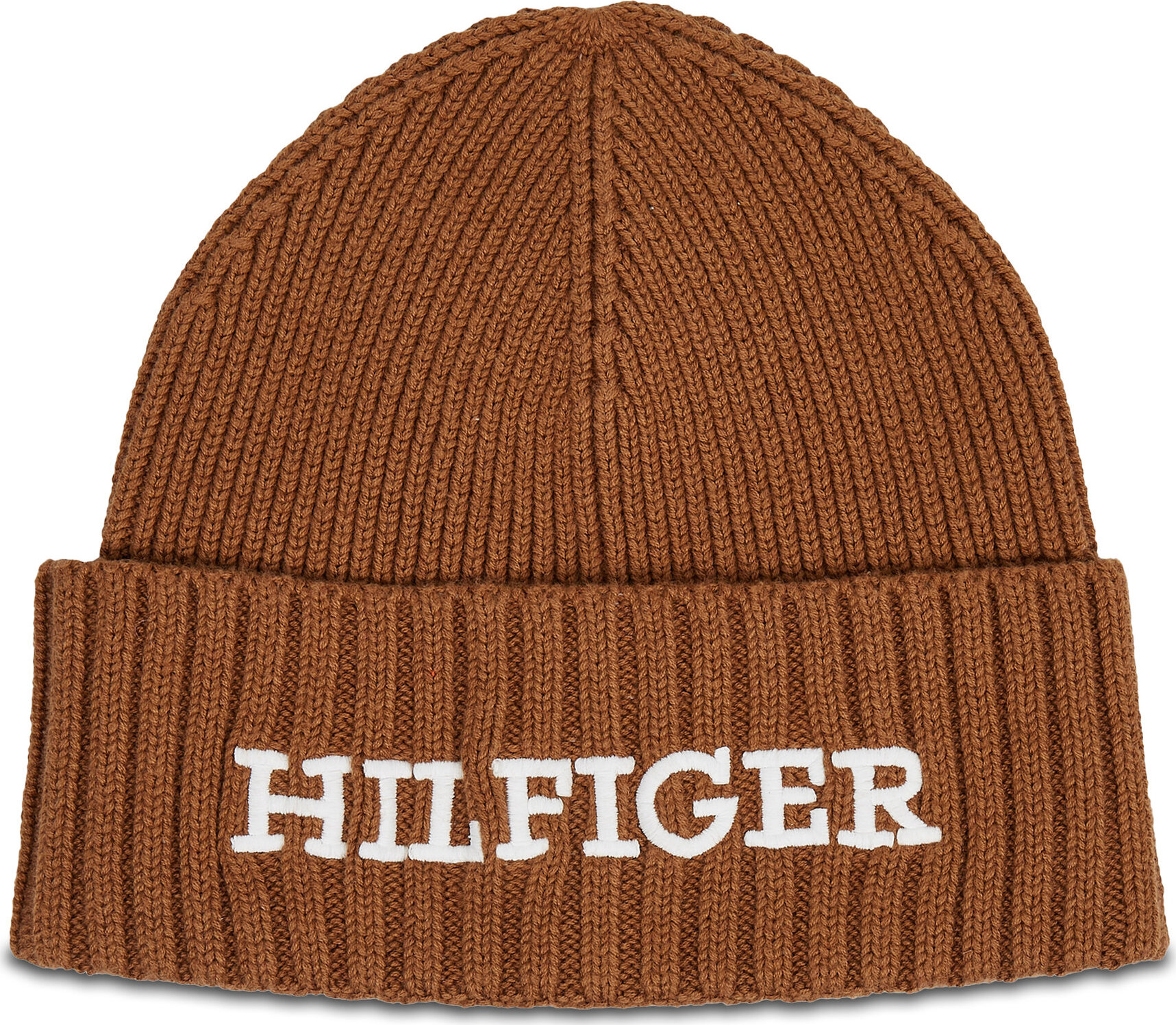 Čepice Tommy Hilfiger Monotype Beanie AM0AM11737 Béžová