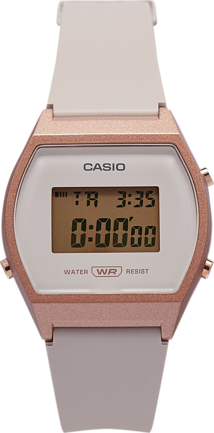 Hodinky Casio Vintage Digital LW-204-4AEF Béžová