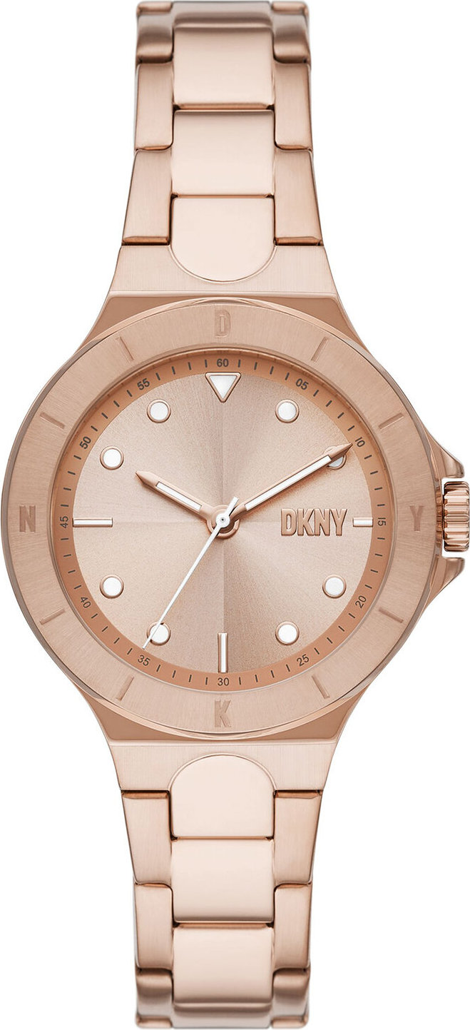 Hodinky DKNY Chambers NY6642 Růžové zlacení