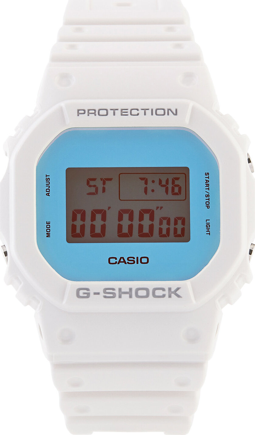 Hodinky G-Shock Beach Time Lapse DW-5600TL-7ER Bílá