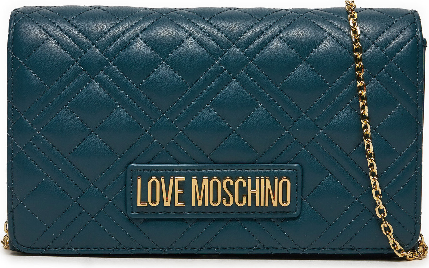 Kabelka LOVE MOSCHINO JC4079PP1LLA0815 Tyrkysová