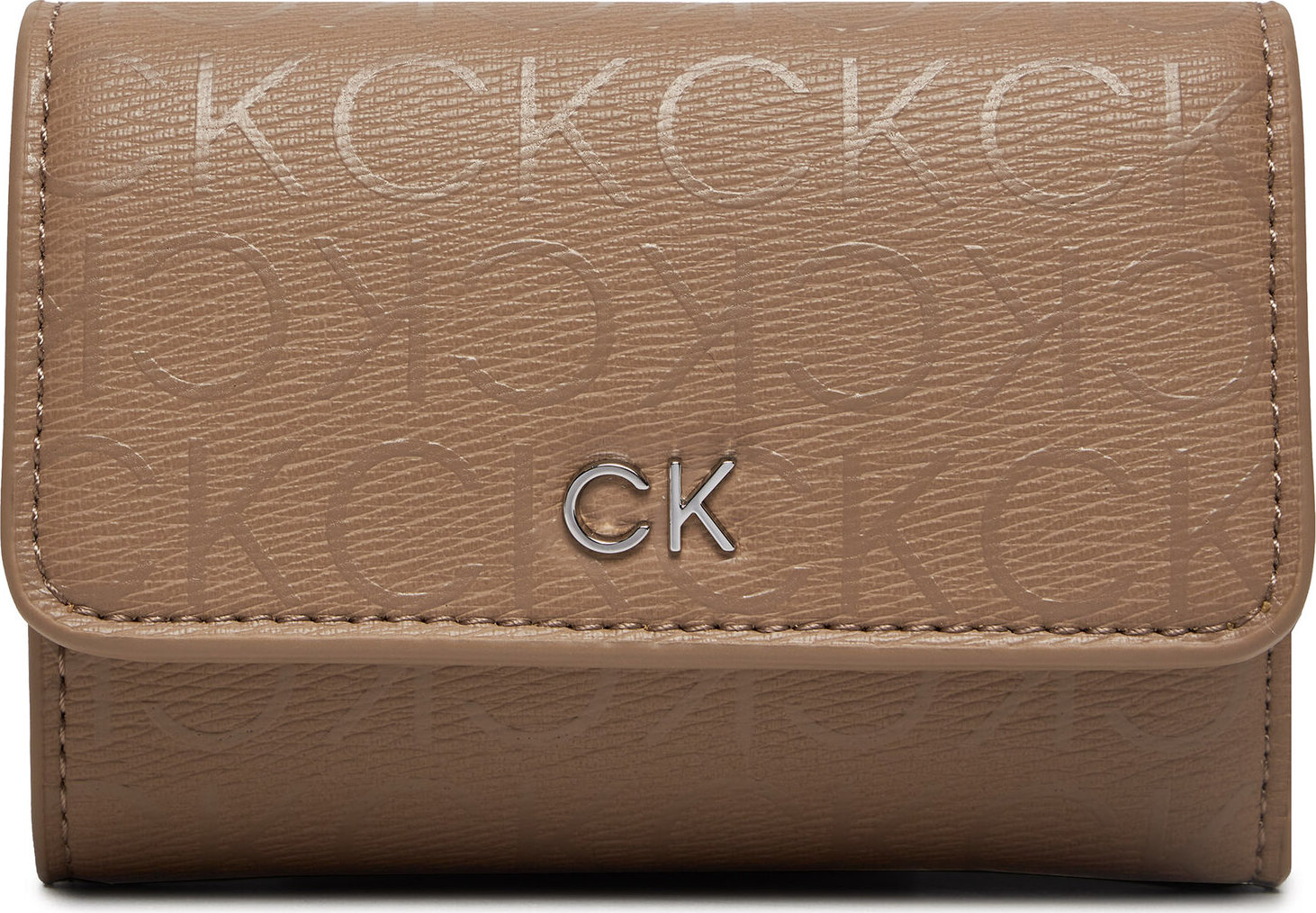 Malá dámská peněženka Calvin Klein K60K612637 Béžová