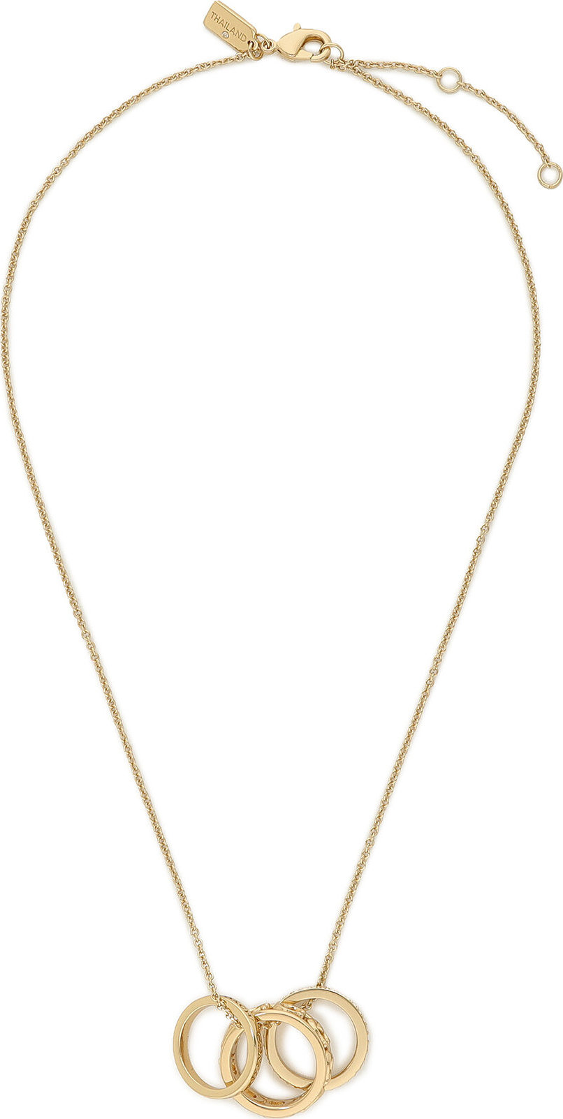 Náhrdelník Coach Signature Openwork Pendant Necklace 37422694GLD710 Zlatá